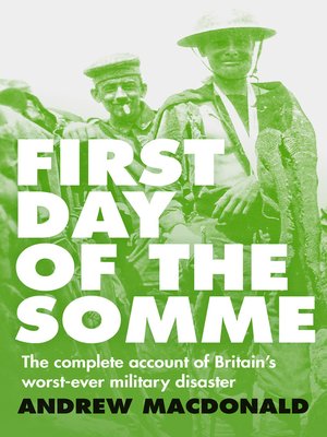 cover image of First Day of the Somme